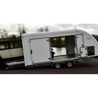 Woodford RL 6000 - Lukket trailer - 3.500 kg - Bred model - 3 aksler